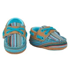 Blazin' Roxx Turquoise Olivia Baby Bucker Shoes