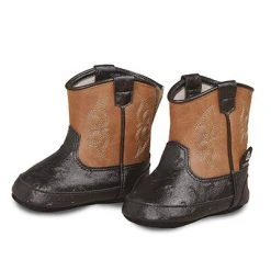 M&F Western Products, Inc Black And Tan Baby Bucker Camden Boots