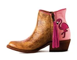 Anderson Bean Brown Flamingo Booties