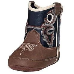 M&F Western Products, Inc Infant Brown And Black Baby Trace Boots